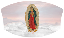 DNSWILL 110 PK Lady of Guadalupe Clouds Pink